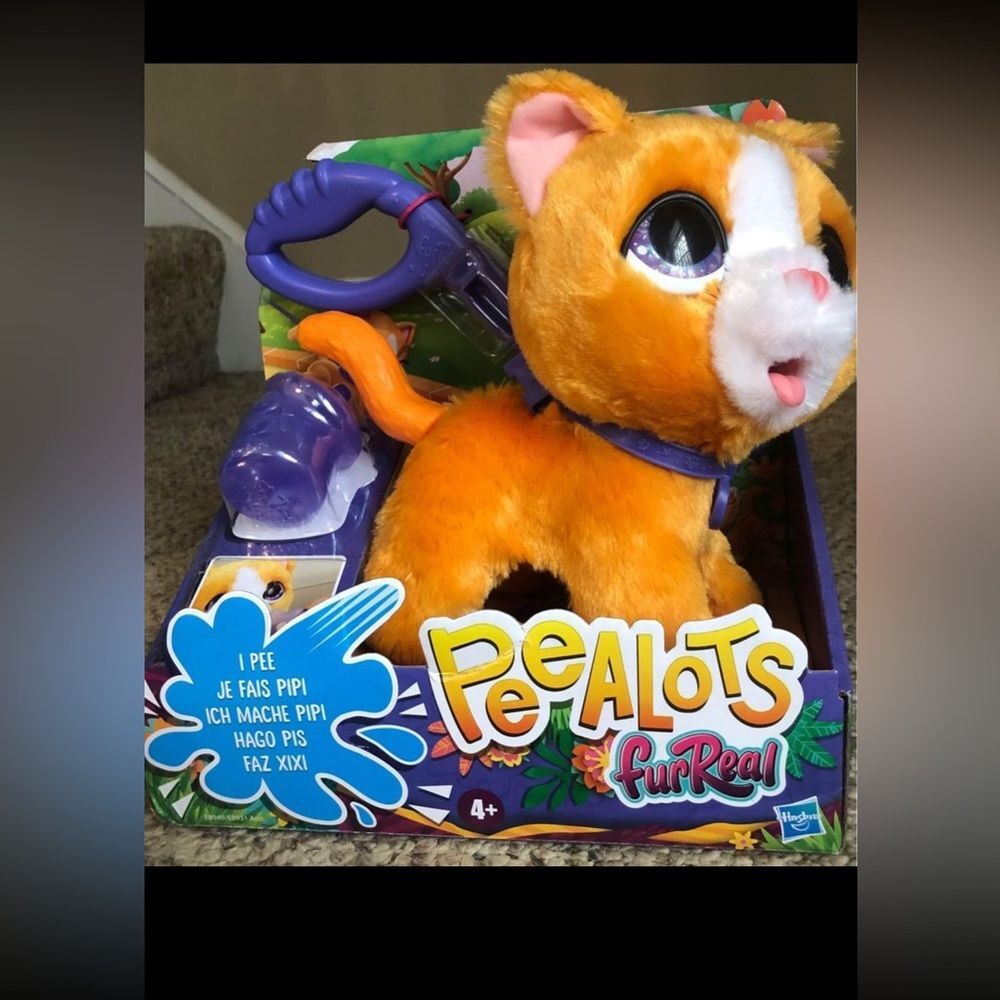 furReal Peealots Kitty Kitten Interactive Electronic Toy NEW NIB